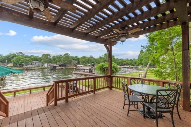 Furnished waterfront home in gated community with 100 ft of on Pinnacle Golf and Boat Club in Texas - for sale on GolfHomes.com, golf home, golf lot