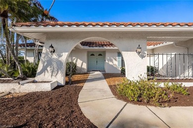 Updated golf course pool home with solar in gated Spanish Wells on Spanish Wells Golf and Country Club in Florida - for sale on GolfHomes.com, golf home, golf lot
