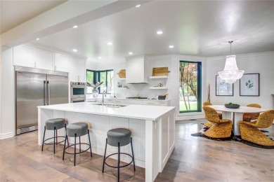 Welcome to a refined residence nestled on the prestigious west on Oak Tree National Golf and Country Club in Oklahoma - for sale on GolfHomes.com, golf home, golf lot