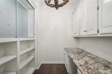 Welcome to a refined residence nestled on the prestigious west on Oak Tree National Golf and Country Club in Oklahoma - for sale on GolfHomes.com, golf home, golf lot