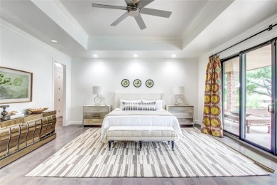 Welcome to a refined residence nestled on the prestigious west on Oak Tree National Golf and Country Club in Oklahoma - for sale on GolfHomes.com, golf home, golf lot