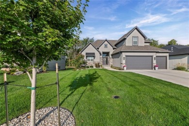This stunning move-in ready 1.5-story home is nestled near the on Heritage Park Golf Course in Kansas - for sale on GolfHomes.com, golf home, golf lot