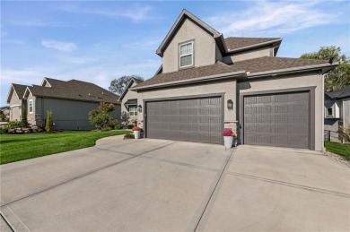 This stunning move-in ready 1.5-story home is nestled near the on Heritage Park Golf Course in Kansas - for sale on GolfHomes.com, golf home, golf lot