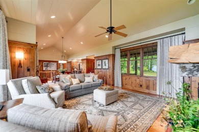 Perched at 4,600' along the ridgeline, this classic rustic home on Balsam Mountain Preserve in North Carolina - for sale on GolfHomes.com, golf home, golf lot