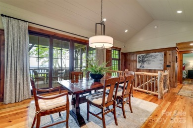 Perched at 4,600' along the ridgeline, this classic rustic home on Balsam Mountain Preserve in North Carolina - for sale on GolfHomes.com, golf home, golf lot