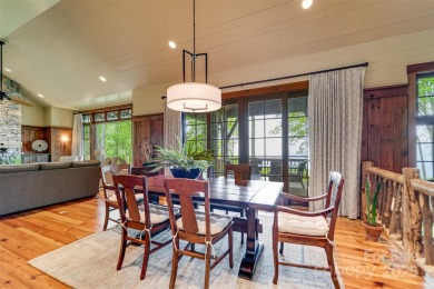 Perched at 4,600' along the ridgeline, this classic rustic home on Balsam Mountain Preserve in North Carolina - for sale on GolfHomes.com, golf home, golf lot