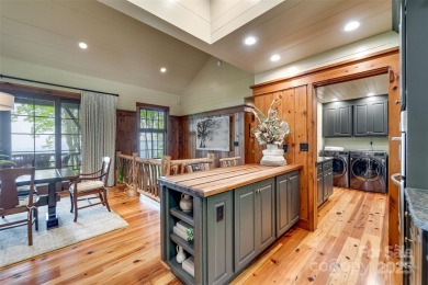 Perched at 4,600' along the ridgeline, this classic rustic home on Balsam Mountain Preserve in North Carolina - for sale on GolfHomes.com, golf home, golf lot