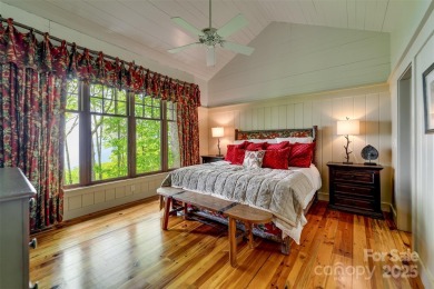 Perched at 4,600' along the ridgeline, this classic rustic home on Balsam Mountain Preserve in North Carolina - for sale on GolfHomes.com, golf home, golf lot