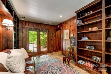 Perched at 4,600' along the ridgeline, this classic rustic home on Balsam Mountain Preserve in North Carolina - for sale on GolfHomes.com, golf home, golf lot