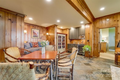 Perched at 4,600' along the ridgeline, this classic rustic home on Balsam Mountain Preserve in North Carolina - for sale on GolfHomes.com, golf home, golf lot