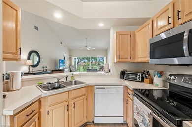 Discover your pristine vacation home in this second-story on Spanish Wells Golf and Country Club in Florida - for sale on GolfHomes.com, golf home, golf lot