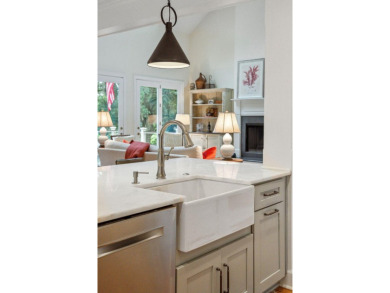 Set among the live oaks with lovely views of the 5th hole of on Kiawah Island Resort - Cougar Point in South Carolina - for sale on GolfHomes.com, golf home, golf lot