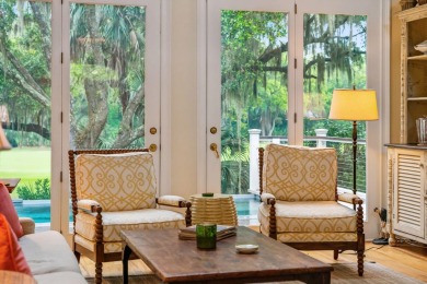 Set among the live oaks with lovely views of the 5th hole of on Kiawah Island Resort - Cougar Point in South Carolina - for sale on GolfHomes.com, golf home, golf lot