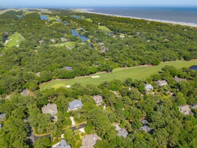 Set among the live oaks with lovely views of the 5th hole of on Kiawah Island Resort - Cougar Point in South Carolina - for sale on GolfHomes.com, golf home, golf lot