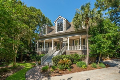 Set among the live oaks with lovely views of the 5th hole of on Kiawah Island Resort - Cougar Point in South Carolina - for sale on GolfHomes.com, golf home, golf lot