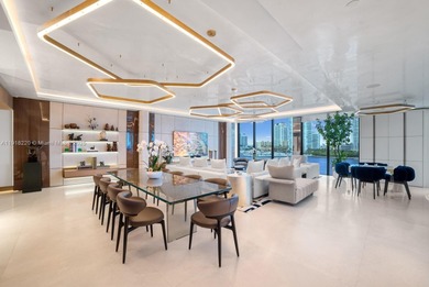 This elegantly designed 4-bedroom, 4.5-bath residence at Palazzo on Fisher Island Club in Florida - for sale on GolfHomes.com, golf home, golf lot