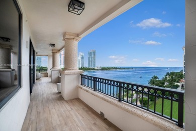This elegantly designed 4-bedroom, 4.5-bath residence at Palazzo on Fisher Island Club in Florida - for sale on GolfHomes.com, golf home, golf lot