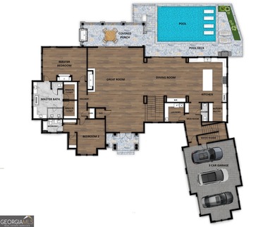 New Construction Masterpiece, nestled on Hole #1 of The Cove in on Reynolds Lake Oconee - The National  in Georgia - for sale on GolfHomes.com, golf home, golf lot