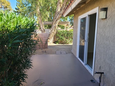 Welcome to this inviting two-bedroom, one-bath end unit condo on Indian Palms Country Club and Resort in California - for sale on GolfHomes.com, golf home, golf lot