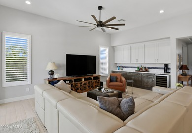 This stunning Mandera model offers a rare opportunity to own an on Tuscany Falls At Pebble Creek in Arizona - for sale on GolfHomes.com, golf home, golf lot