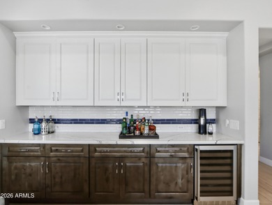 This stunning Mandera model offers a rare opportunity to own an on Tuscany Falls At Pebble Creek in Arizona - for sale on GolfHomes.com, golf home, golf lot