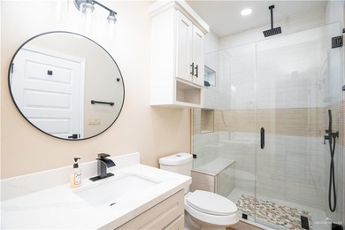 Stunning 2024 custom-built home sits on a desirable corner lot on Los Lagos Golf Club in Texas - for sale on GolfHomes.com, golf home, golf lot