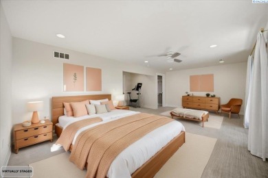 Discover this beautifully updated two-bedroom, (dual primary on Meadow Springs Country Club in Washington - for sale on GolfHomes.com, golf home, golf lot