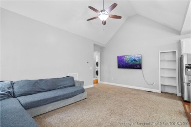 Come tour this spacious 4-bedroom, 2-bathroom single story home on Carolina Trace Country Club in North Carolina - for sale on GolfHomes.com, golf home, golf lot