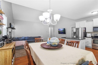 Come tour this spacious 4-bedroom, 2-bathroom single story home on Carolina Trace Country Club in North Carolina - for sale on GolfHomes.com, golf home, golf lot