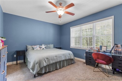 Come tour this spacious 4-bedroom, 2-bathroom single story home on Carolina Trace Country Club in North Carolina - for sale on GolfHomes.com, golf home, golf lot
