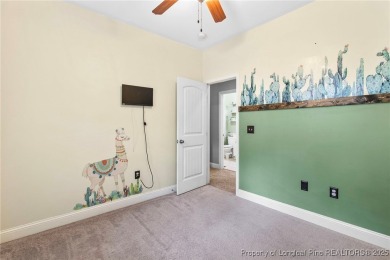 Come tour this spacious 4-bedroom, 2-bathroom single story home on Carolina Trace Country Club in North Carolina - for sale on GolfHomes.com, golf home, golf lot