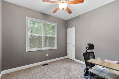 Come tour this spacious 4-bedroom, 2-bathroom single story home on Carolina Trace Country Club in North Carolina - for sale on GolfHomes.com, golf home, golf lot