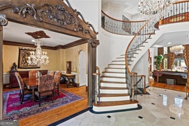 Welcome to an extraordinary six-bedroom, seven full and two on The Golf Club of Georgia in Georgia - for sale on GolfHomes.com, golf home, golf lot