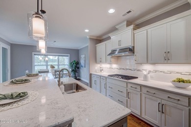 Built in 2020, this stunning 3,056 sq ft all-brick residence on Compass Pointe Golf Course in North Carolina - for sale on GolfHomes.com, golf home, golf lot