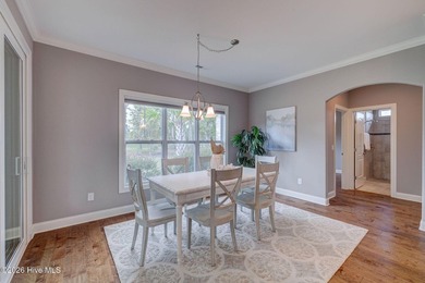 Built in 2020, this stunning 3,056 sq ft all-brick residence on Compass Pointe Golf Course in North Carolina - for sale on GolfHomes.com, golf home, golf lot