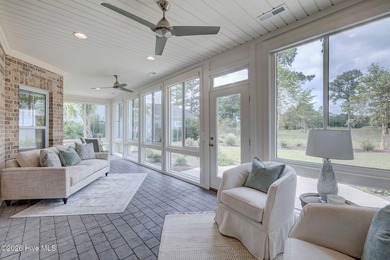 Built in 2020, this stunning 3,056 sq ft all-brick residence on Compass Pointe Golf Course in North Carolina - for sale on GolfHomes.com, golf home, golf lot