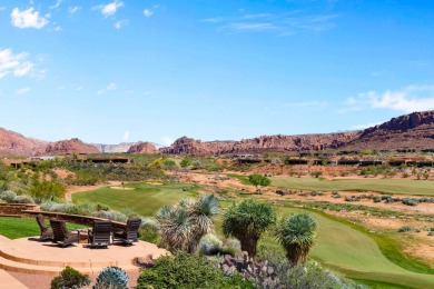Expansive views of Entrada Golf Course and Snow Canyon State on Entrada at Snow Canyon in Utah - for sale on GolfHomes.com, golf home, golf lot