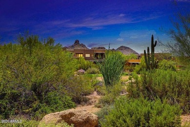 Views of Troon North golf course, Pinnacle Peak, and colorful on Troon North Golf Club  in Arizona - for sale on GolfHomes.com, golf home, golf lot