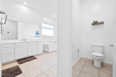 This stunning modern desert home sits on the award-winning Jack on Reflection Bay Golf Club in Nevada - for sale on GolfHomes.com, golf home, golf lot