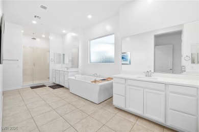 This stunning modern desert home sits on the award-winning Jack on Reflection Bay Golf Club in Nevada - for sale on GolfHomes.com, golf home, golf lot