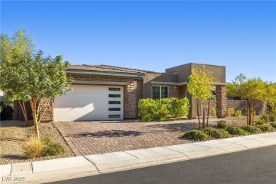 This stunning modern desert home sits on the award-winning Jack on Reflection Bay Golf Club in Nevada - for sale on GolfHomes.com, golf home, golf lot