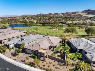 This stunning modern desert home sits on the award-winning Jack on Reflection Bay Golf Club in Nevada - for sale on GolfHomes.com, golf home, golf lot