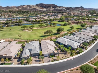 This stunning modern desert home sits on the award-winning Jack on Reflection Bay Golf Club in Nevada - for sale on GolfHomes.com, golf home, golf lot