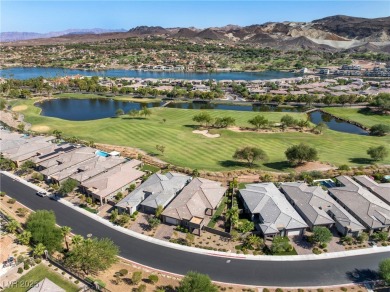 This stunning modern desert home sits on the award-winning Jack on Reflection Bay Golf Club in Nevada - for sale on GolfHomes.com, golf home, golf lot