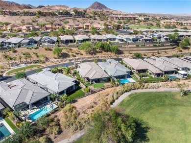 This stunning modern desert home sits on the award-winning Jack on Reflection Bay Golf Club in Nevada - for sale on GolfHomes.com, golf home, golf lot