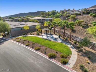 This stunning modern desert home sits on the award-winning Jack on Reflection Bay Golf Club in Nevada - for sale on GolfHomes.com, golf home, golf lot
