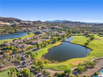 This stunning modern desert home sits on the award-winning Jack on Reflection Bay Golf Club in Nevada - for sale on GolfHomes.com, golf home, golf lot