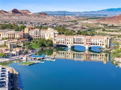 This stunning modern desert home sits on the award-winning Jack on Reflection Bay Golf Club in Nevada - for sale on GolfHomes.com, golf home, golf lot