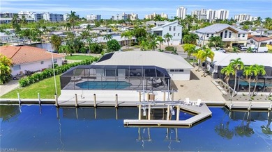 BOATER'S DELIGHT! STUNNING DESIGNER-REMODELED GULF-ACCESS POOL on Fort Myers Beach and Golf Club in Florida - for sale on GolfHomes.com, golf home, golf lot