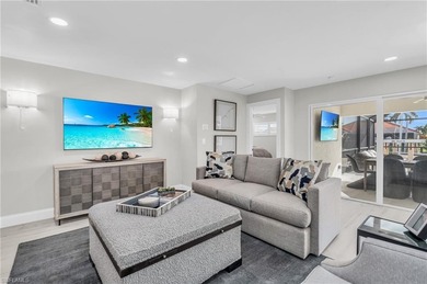 BOATER'S DELIGHT! STUNNING DESIGNER-REMODELED GULF-ACCESS POOL on Fort Myers Beach and Golf Club in Florida - for sale on GolfHomes.com, golf home, golf lot